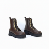 Ankle Boot Leather With Rope E-101