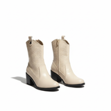 Long Boot Heels Leather Stylish LB-36