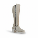 Long Boot Mid Heels Suede Elegant LB-42