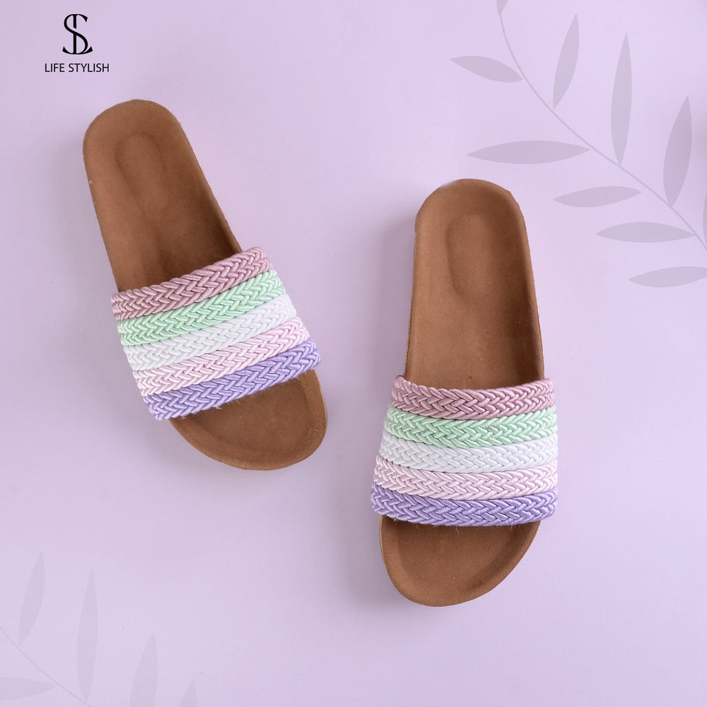 fabric Flat Slipper SL-101 - Life Stylish slippers