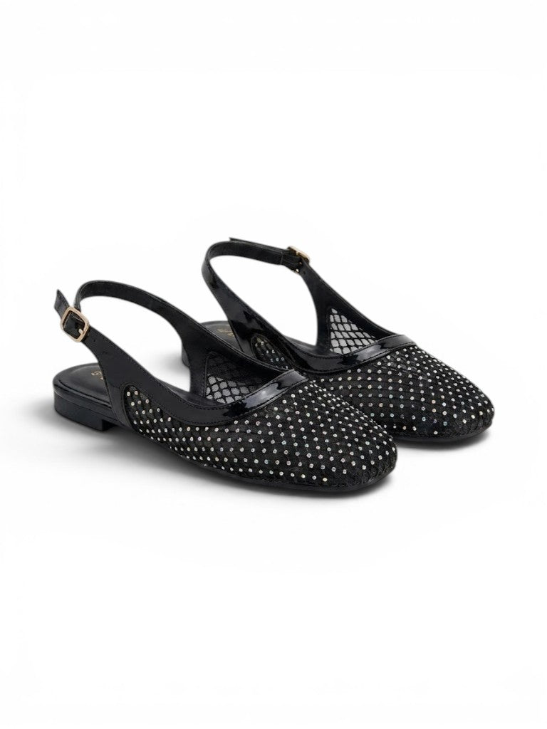 Ballerina Flat Mesh With Buckle BF-808