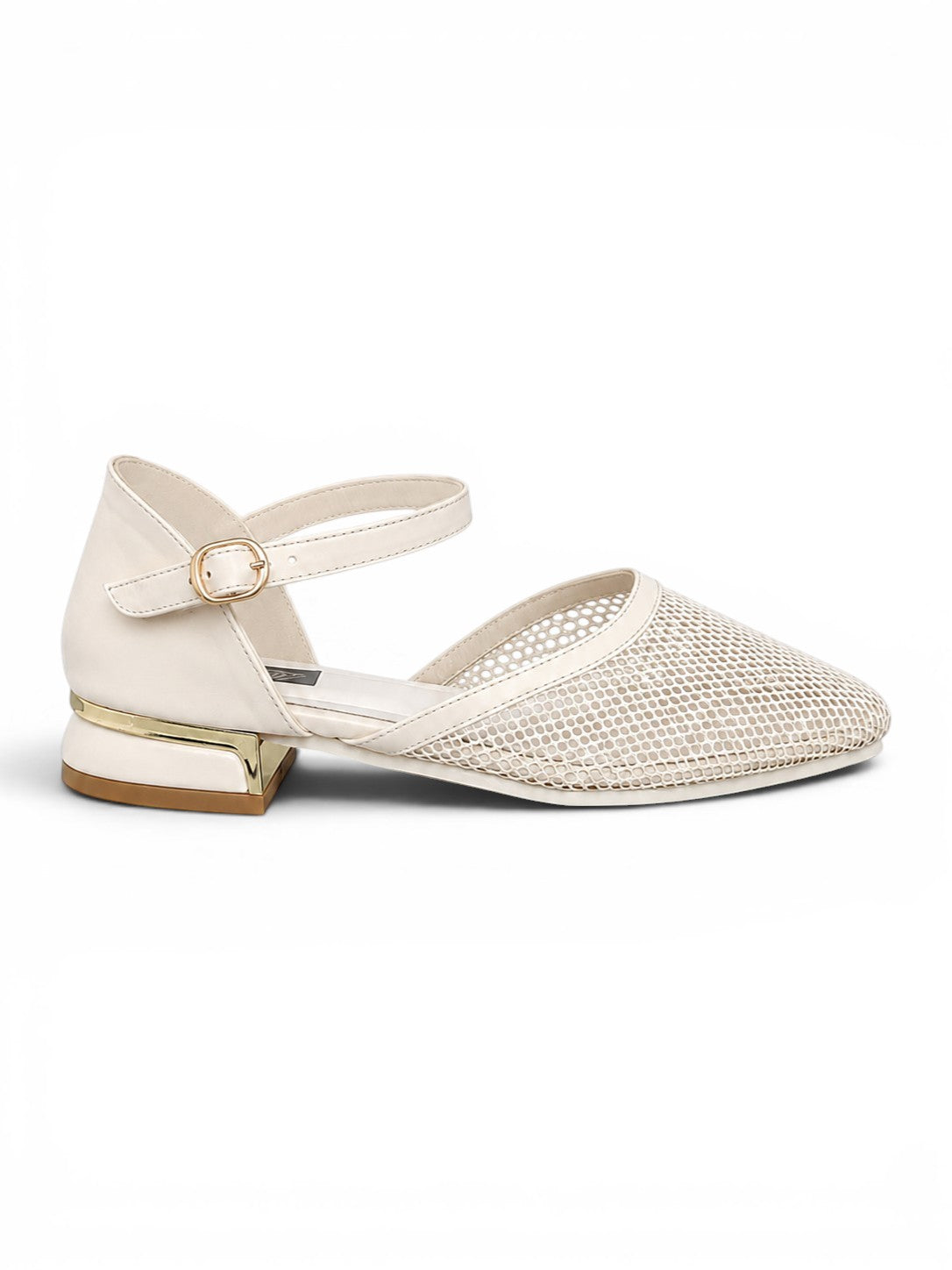 sandal flat Leather with mesh SF-64