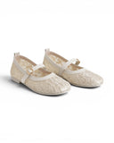 Ballerina flat Leather Tulle BF-810