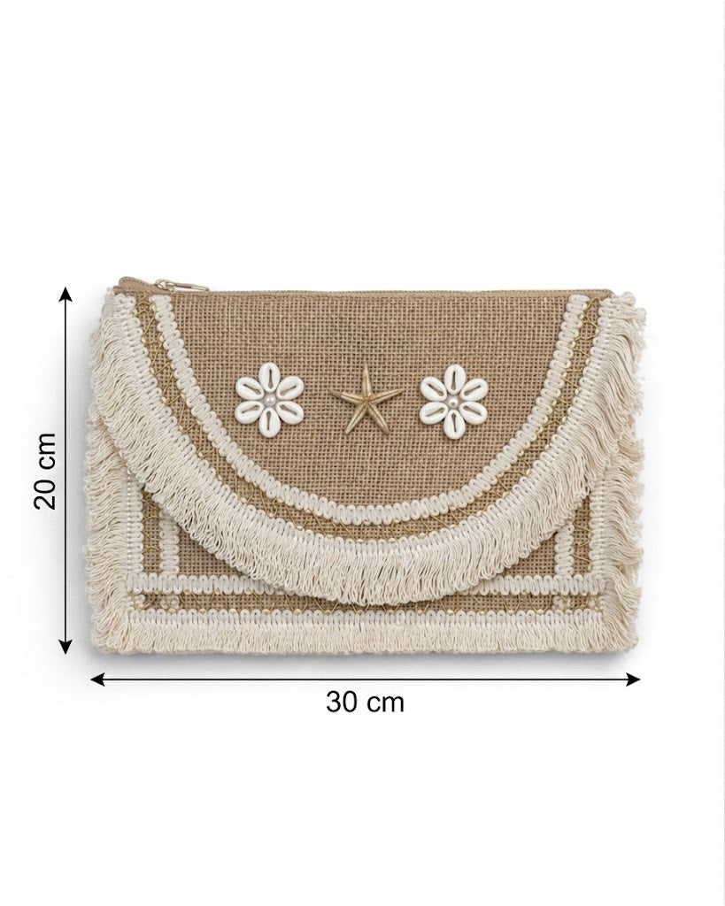 Handbags Summer Decorated with shell roses ZT-9