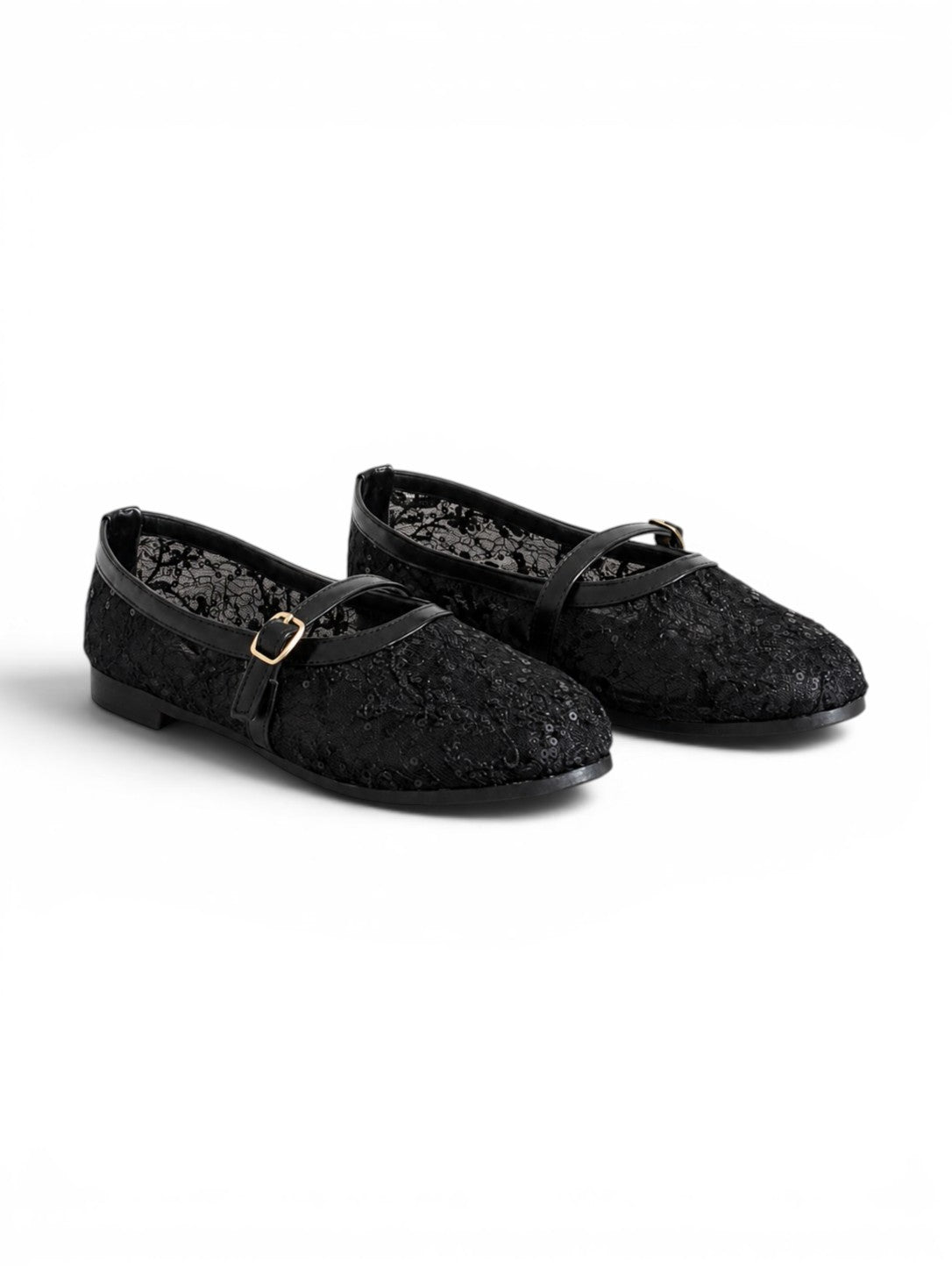 Ballerina flats fabric embroidered BF-811