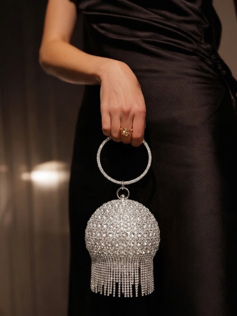 Crossbody evening bag Round shape ZS-2