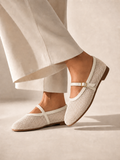 Ballerina flat Leather In a distinctive way BF-813