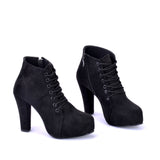 BOOT HEELS Suede -R-2