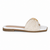 Slipper Flat Fabric Comfortable Shape Bow SL-255