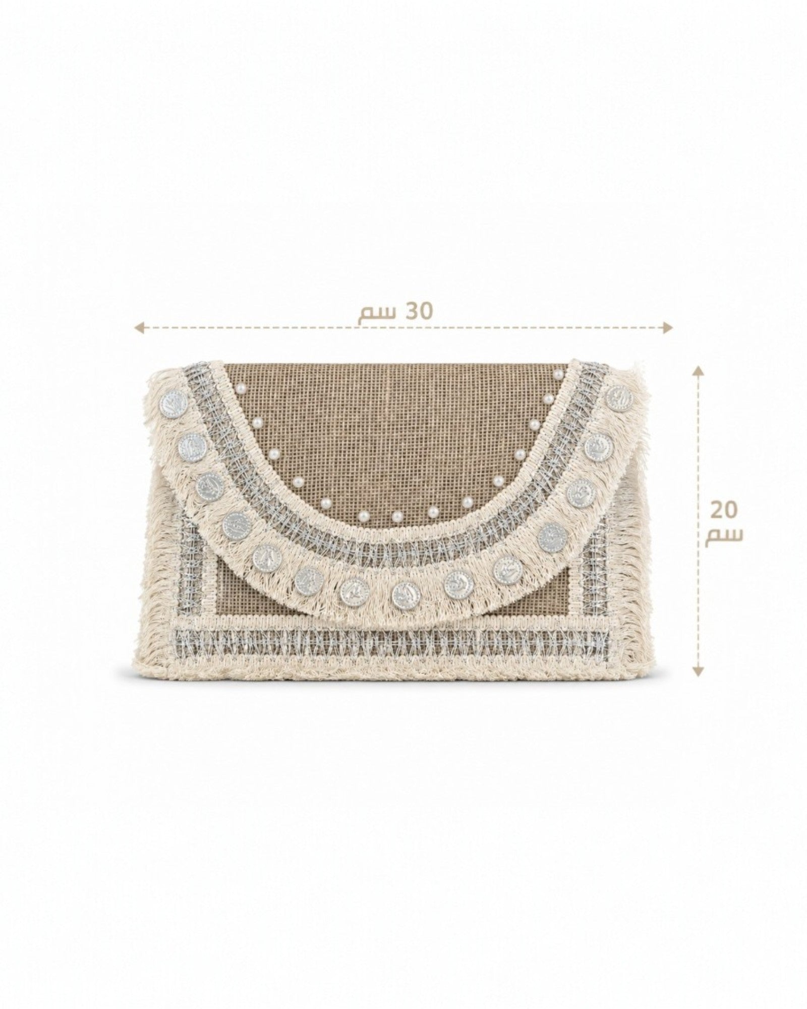 Handbags clutch elegant burlap ZT-2