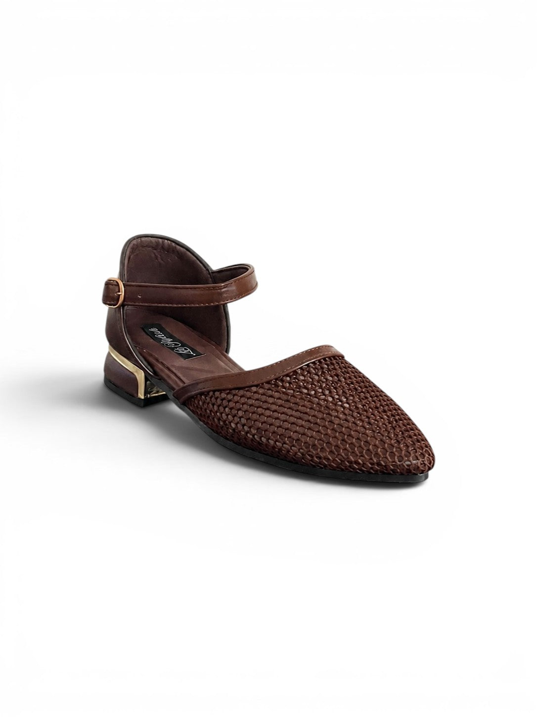 sandal flat Leather with mesh SF-64