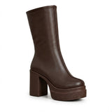 Long Boot High Heel Leather LB-44