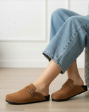 Mules Flat Suede SB-15