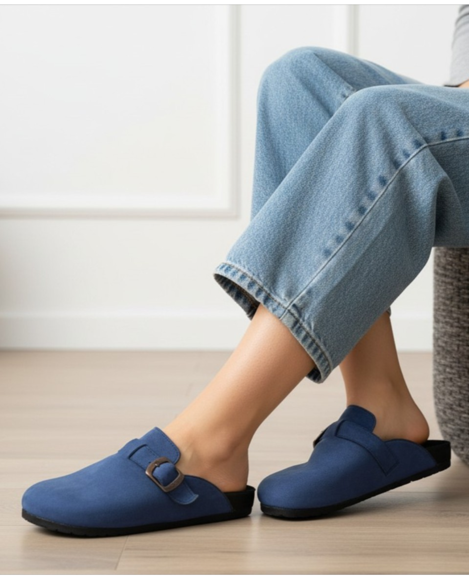 Mules Flat Suede SB-15