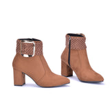 BOOT HEELS Suede R-7