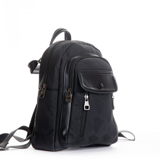 Leather and Fabric Backpack SH-19