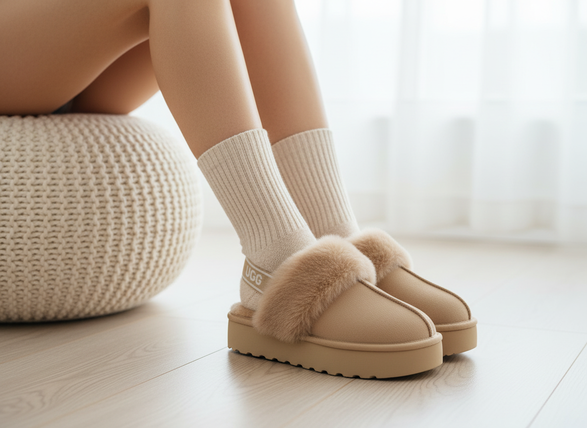 Shoes Suede Elegant Fur AG-1