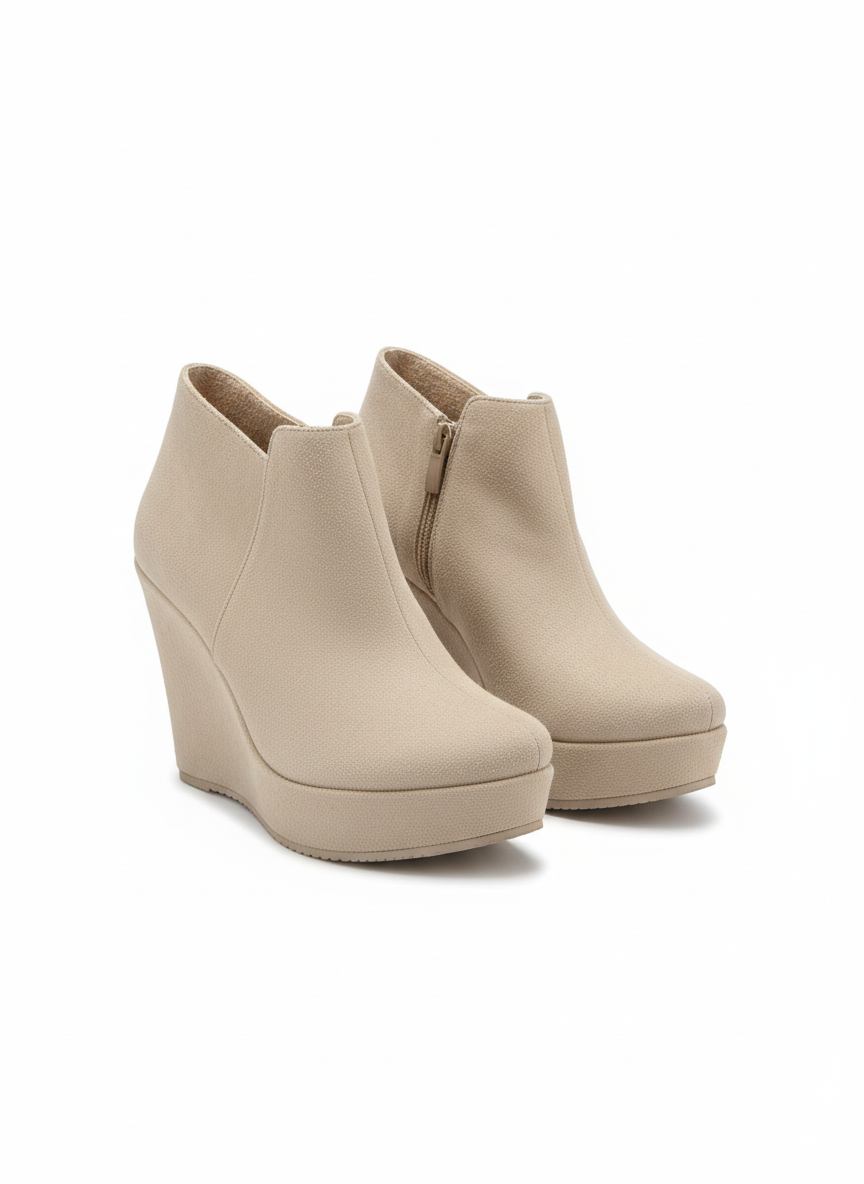 Suede Heel Boot BW-10