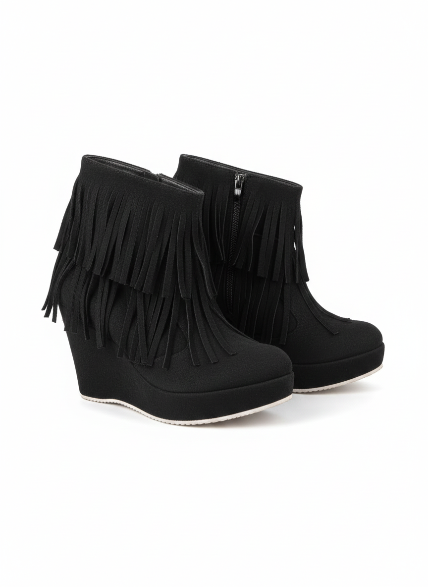 BOOT Mid HEELS SUEDE - BW-12