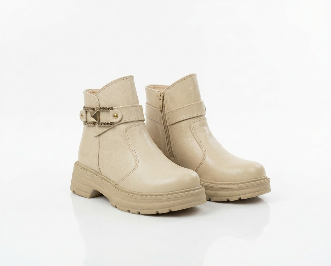 Ankle Boot Leather Stylish G-60