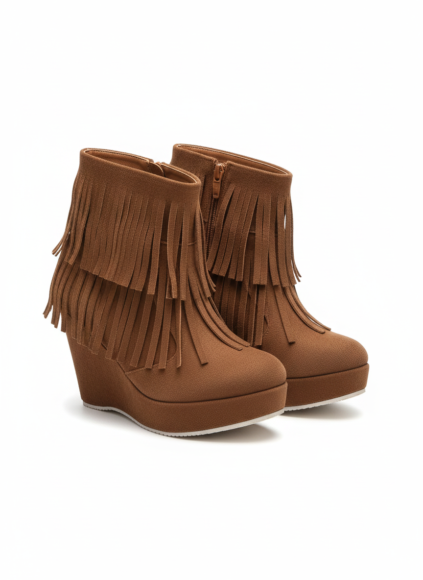 BOOT Mid HEELS SUEDE - BW-12