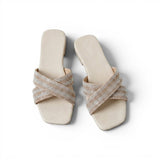 Slipper Flat Diamond Distinctive Letter X SL-228