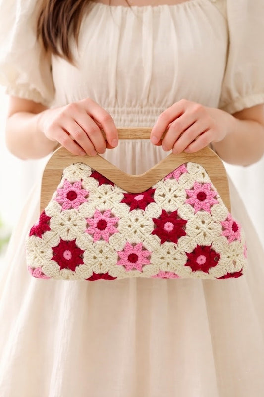 Handbag Wood And Fabric ZS-14