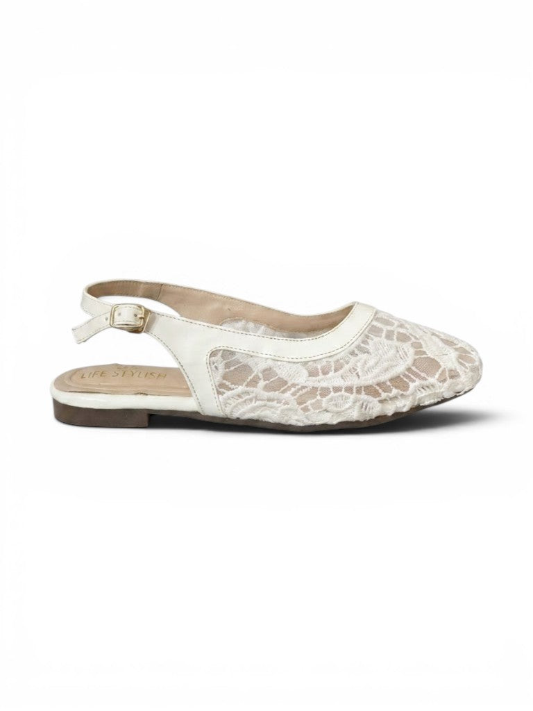 Ballerina Flat Dentelle With Buckle BF-809