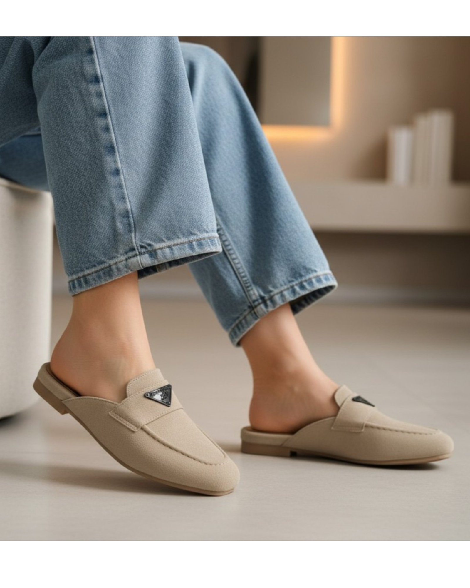 Mule Suede Flat Stylish SB-24