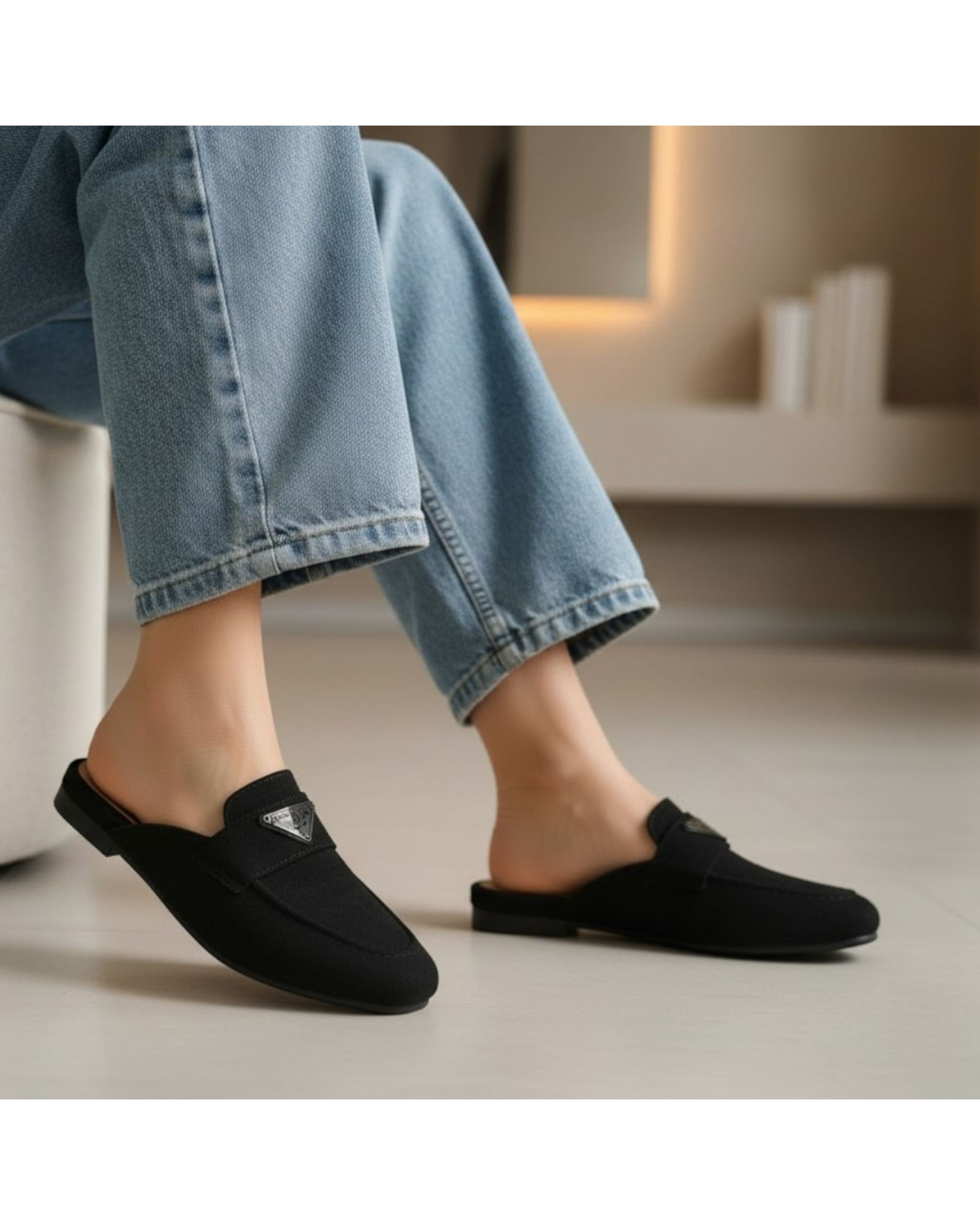 Mule Suede Flat Stylish SB-24