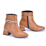 BOOT HEELS LEATHER  -R-5