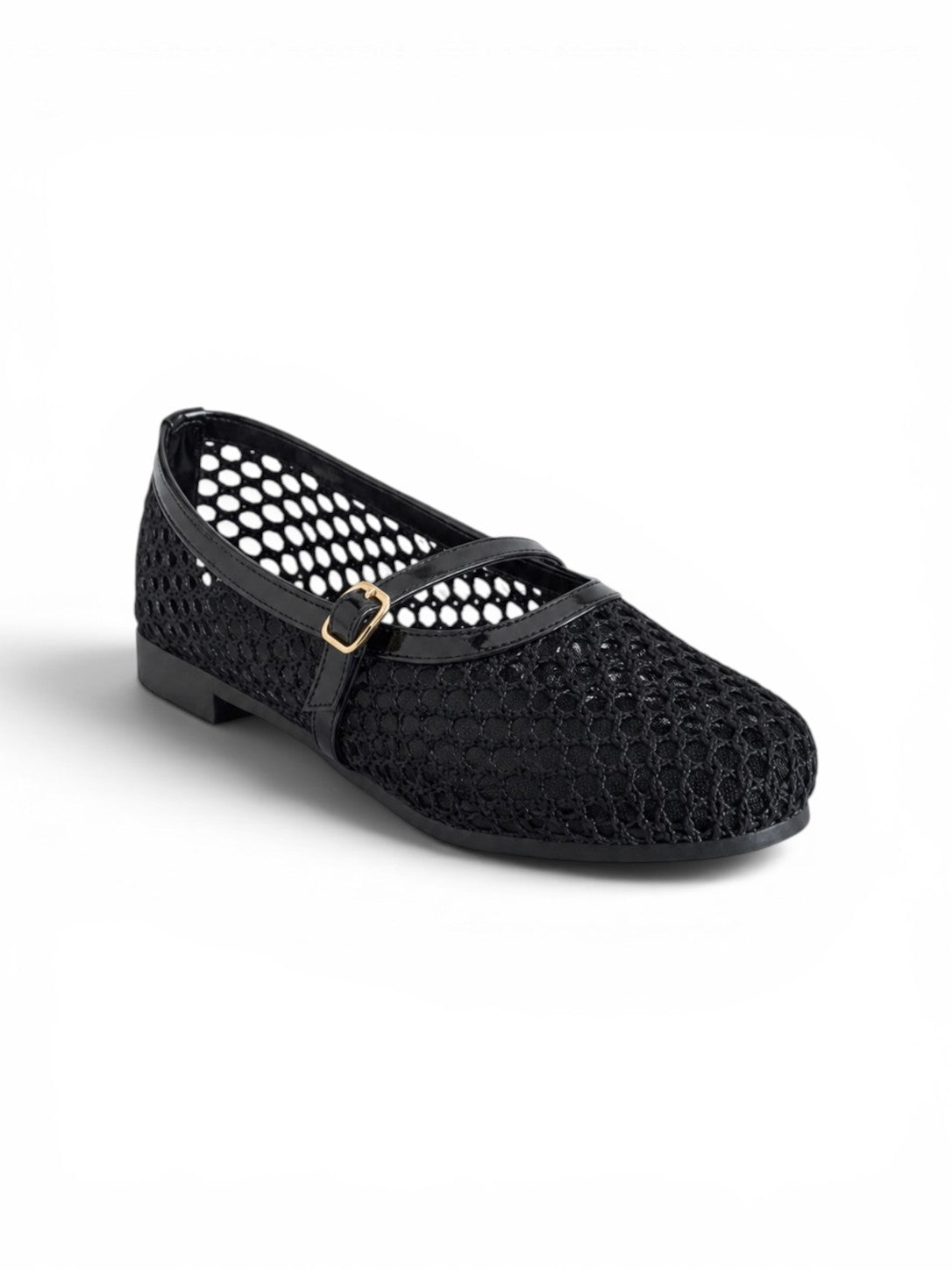 Ballerina flat Leather mesh BF-812