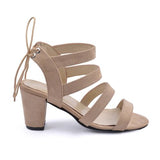 Suede Heel Sandal SN-2