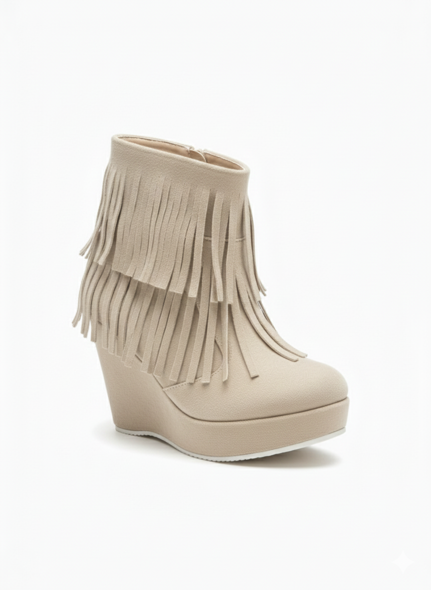 BOOT Mid HEELS SUEDE - BW-12