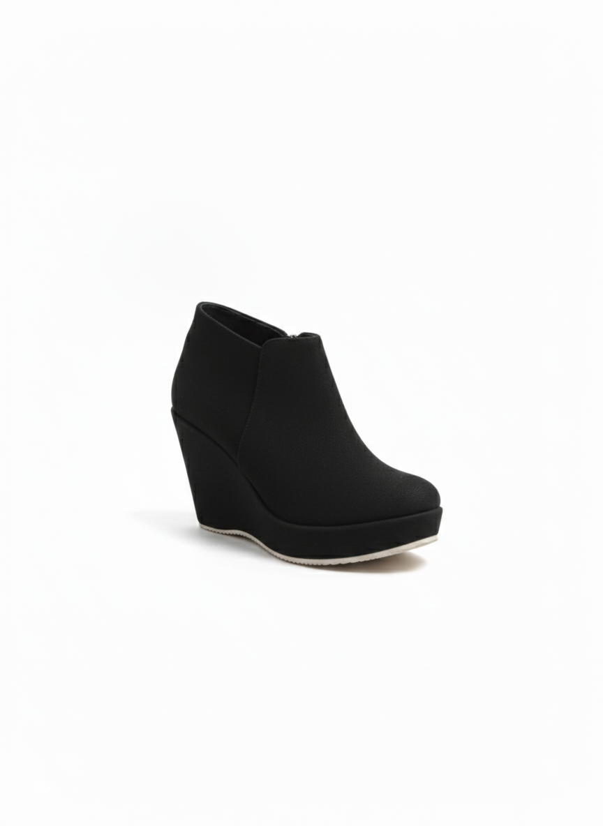 Suede Heel Boot BW-10
