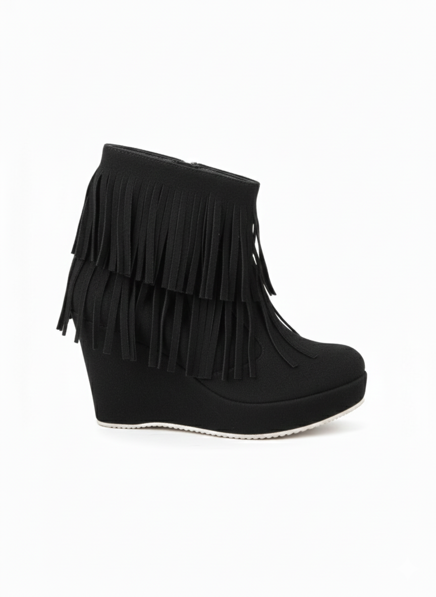 BOOT Mid HEELS SUEDE - BW-12
