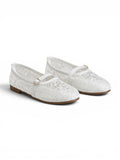 Ballerina flats fabric embroidered BF-811