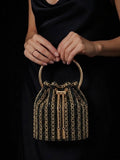 Crossbody evening bag Drawstring ZS-3