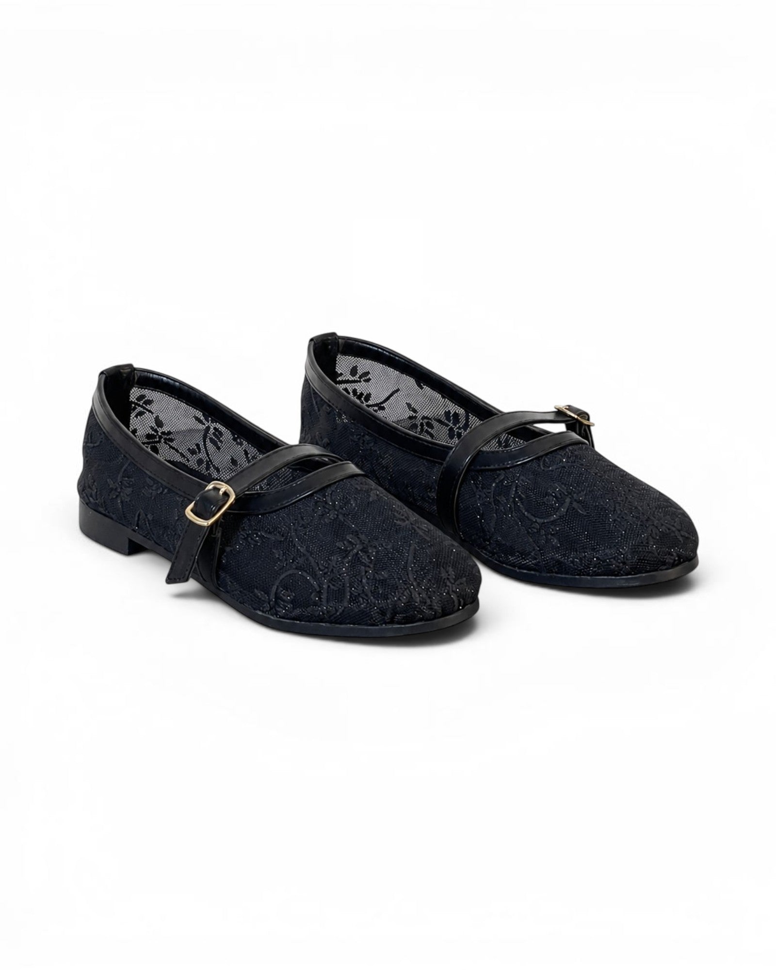 Ballerina flat fabric Dentelle elegant BF-814