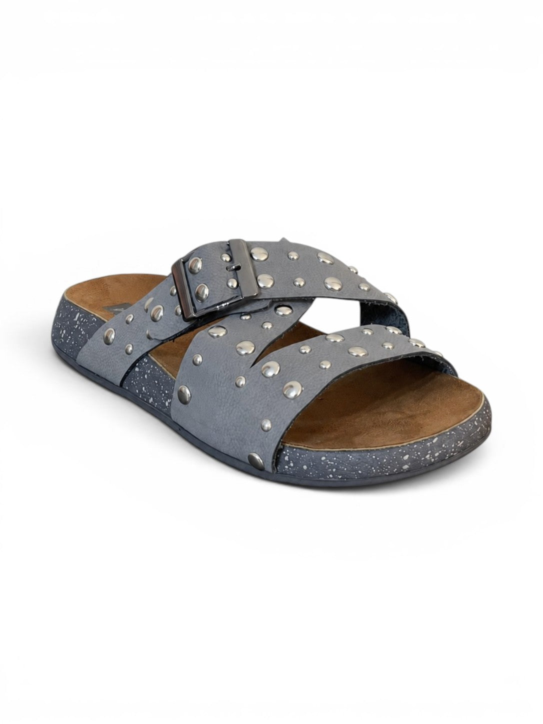 Slippers Fabric Flat With Buckle SL-219