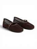 Ballerina flat Leather In a distinctive way BF-813