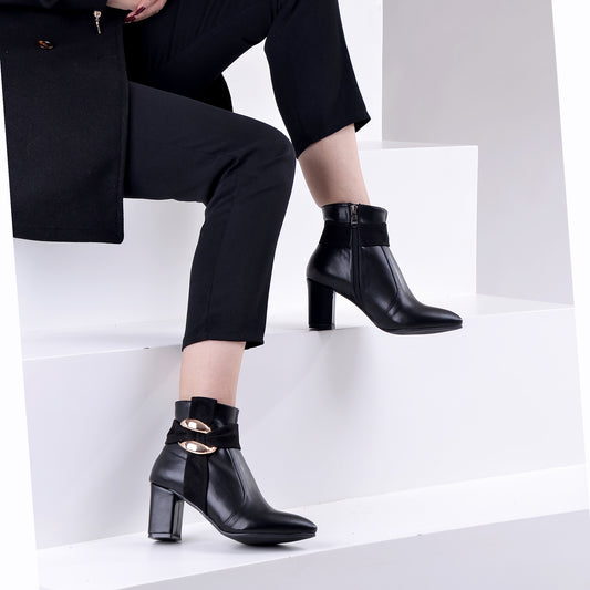 BOOT HEELS LEATHER  -R-4