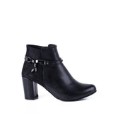 Ankle Boot Heels Suede And Leather R-17