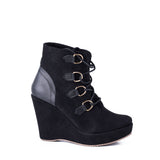 Suede Heel Boot BW-11