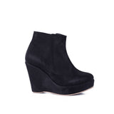 Suede Heel Boot BW-10