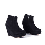 Suede Heel Boot BW-10