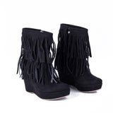 BOOT Mid HEELS SUEDE - BW-12