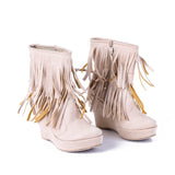 BOOT Mid HEELS SUEDE - BW-12