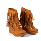 BOOT Mid HEELS SUEDE - BW-12