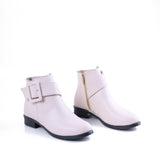 Ankle Boot Leather With Zipper G-25